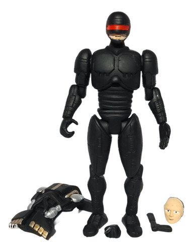 Figura Juguete Negro Super Policia Robocop 