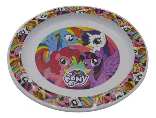 Plato Playo Plastico Infantil My Little Pony Pequeño Cresko