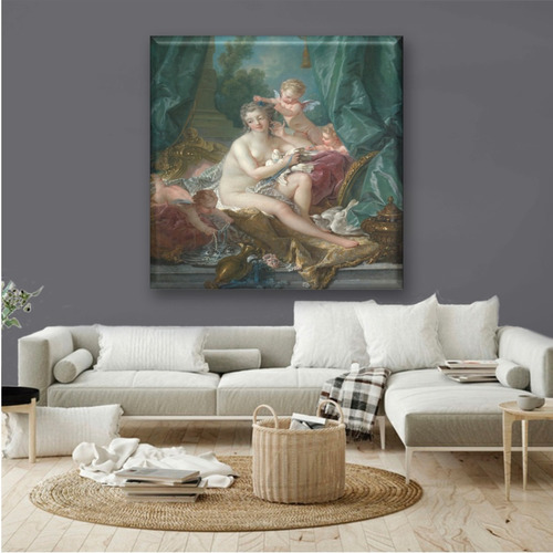 Cuadro Canva Toilette De Venus By Francois Boucher 80x80 Cm