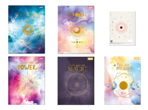 Cuaderno Profesional Upak Astrology Cdo Gde 100 Hojas Color Índigo
