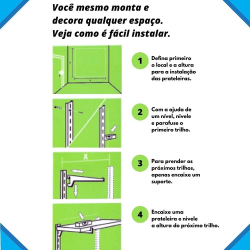 2 X Trilho Cremalheira Simples 150cm Zincado Fico