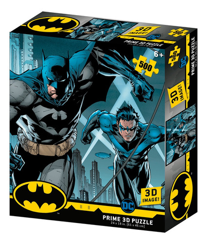 Rompecabezas 500 Fichas Batman Dc Comics Original 