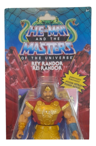 Motu Origins King Randor / Rey Randor He-man - Eternia Store