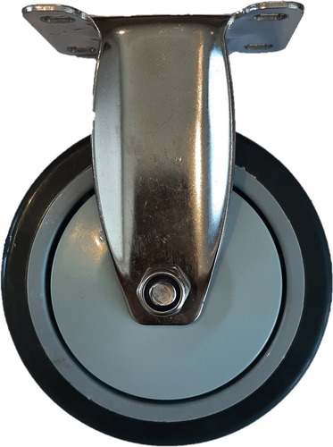 Imagen 1 de 1 de Rueda Inoxidable Fija 100mm