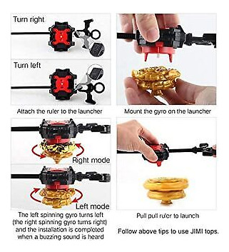 Jimi Bey Battling Top Burst Gyro Toy Set Combat Battling Ssb