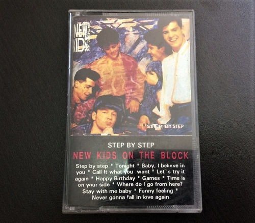 Cassette New Kids On The Block Step By Step 1990 Original