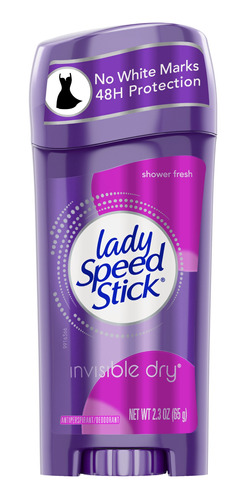 Desodorante Lady Speed Stick Ducha Fresca Invisible Seco