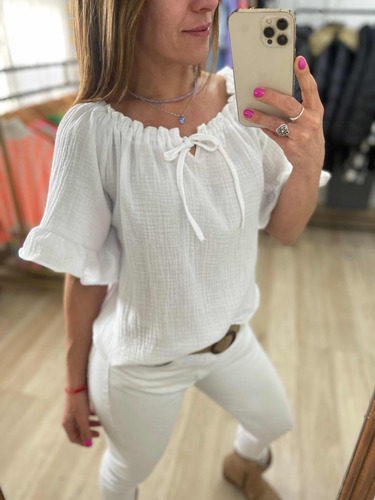 Blusa Paisana Manga 3/4 The Big Shop