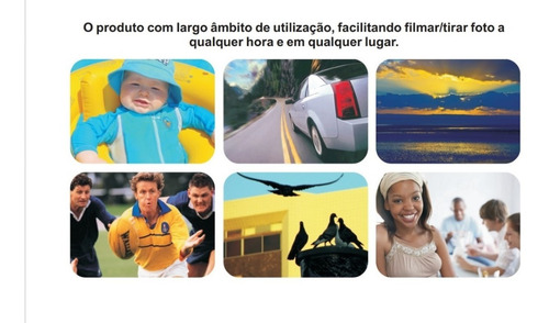 Imagem 2 de 6 de Camera Automotiva 1080p Full Hd Filmadora Visão Noturna