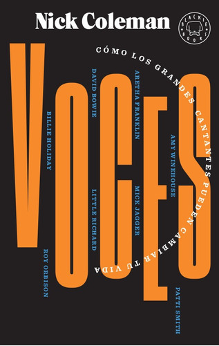 Voces, De Coleman, Nick. Editorial Blackie Books, Tapa Dura En Español