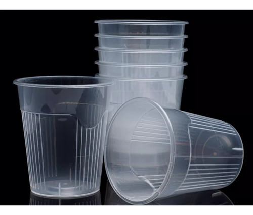 Vasos Desechables Yopack 250 Ml Plástico 50 Unidades