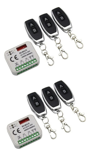 2 Receptores Remotos Garage Gate 433 868 Mhz Rx Multi 300-90