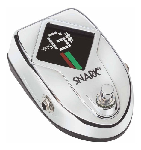 Pedal Afinador Para Guitarra Y Bajo Snark Sn10s Metalico