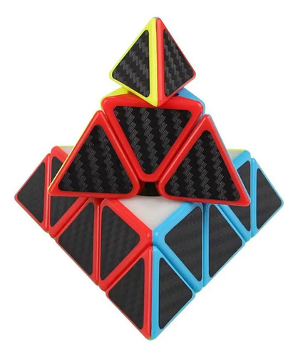 Cubo Magico Moyu Meilong Piramide Fibra Carbono 3x3 Tun