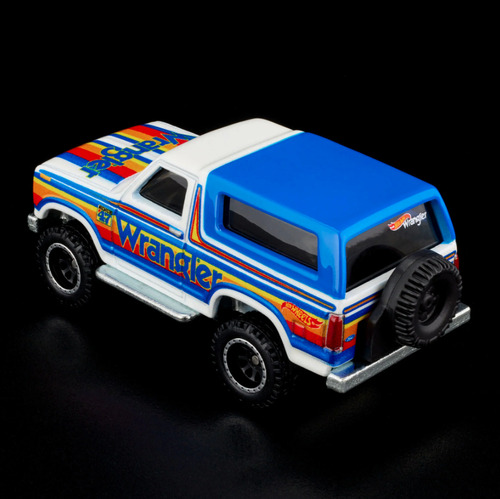 Hot Wheels 1985 Ford Bronco Wrangler (no Rlc) Color Azul