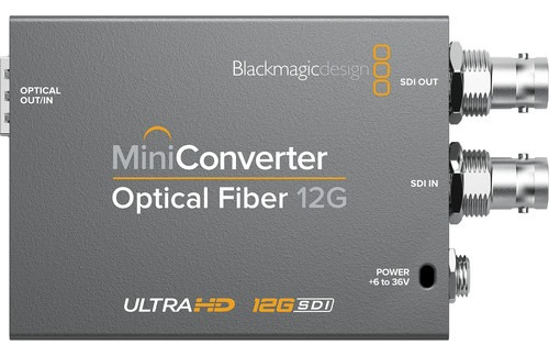 Blackmagic Design Mini Convertidor Fibra Optical 12g-sdi