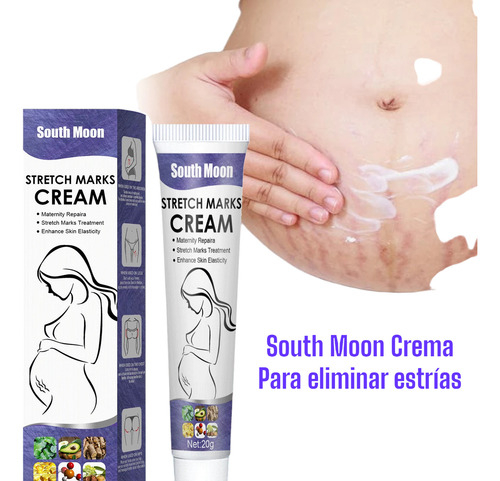 South Moon Stretch Mark Reparador Crema Para Estrías, Cicatr