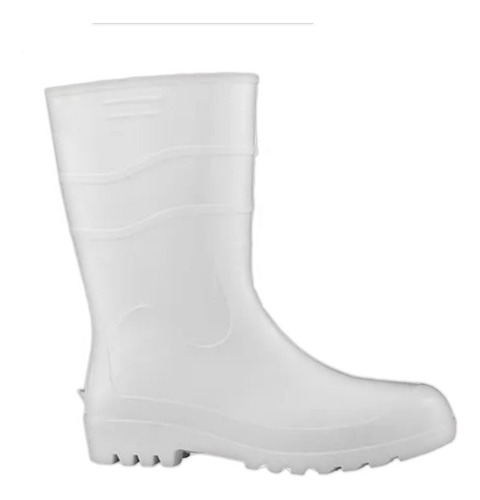 Bota De Lluvia  Blanca  Montevideo Uniformes