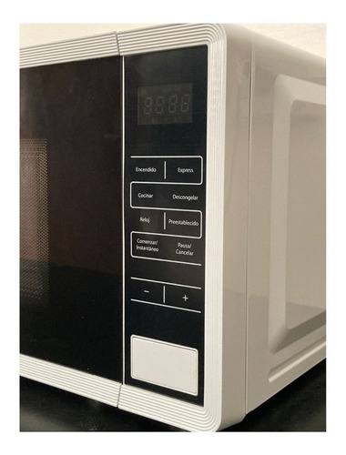 Imagen 2 de 5 de Microondas Kanji Kjh-m23lx001m Blanco 23l 220v