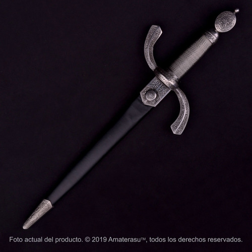 Imagen 3 de 10 de Espada Estoque Daga Ropera Mano Izquierda Florete Cuchillo