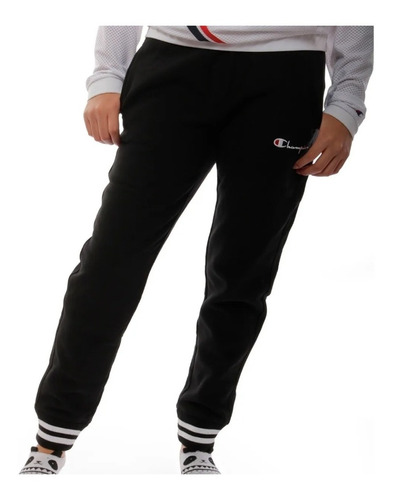 Pants Champion Mujer Negro Deportivo Ct10234mblk