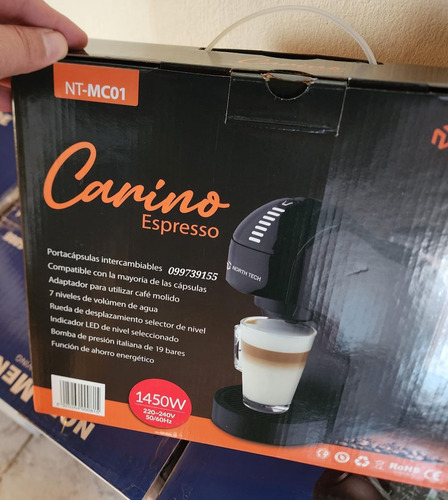 North Tech Carino Espresso Cafetera 3 En 1 