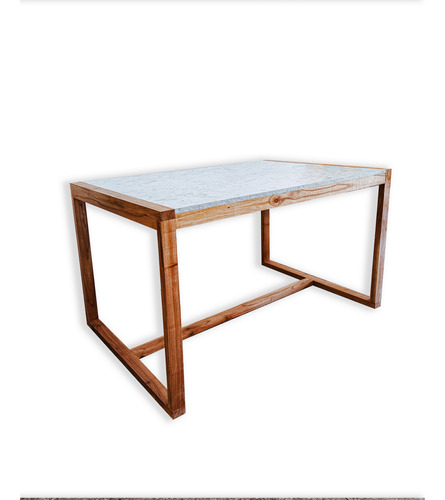 Mesa De Comedor ,cocina Madera Paraiso 100x150 Simil Marmol