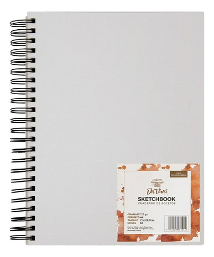 Sketch Book Da Vinci Personalizable 120g A5