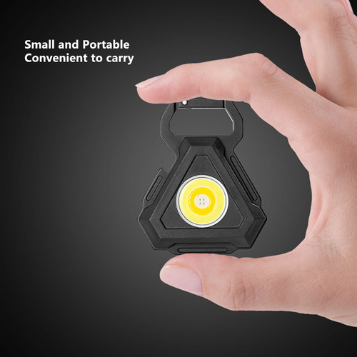 Linterna Tipo Llavero Cob, Pequeña, 7 Modos De Luz, Usb