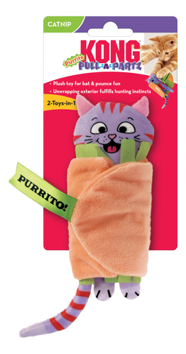 Kong Pull-a-partz Purrito Juguete Gato 2 En 1