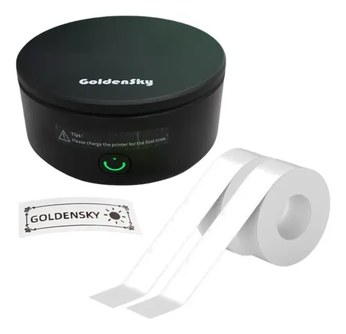 Impressora Rotuladora Etiqueta Adesiva + 2 Rolos Cor Impressora p...