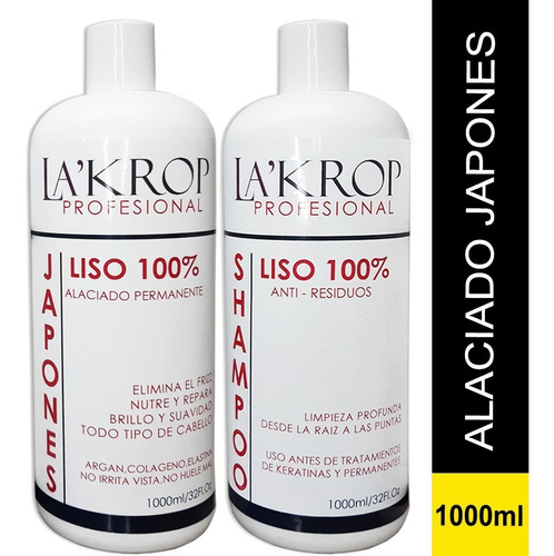 Alaciado Japones + Shampoo De Regalo Serum Capilar Hot Sale