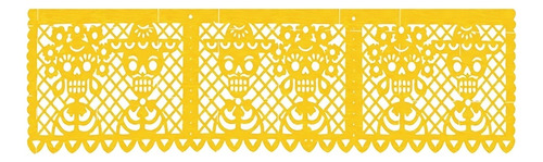 Mantel Frontal Para Ofrenda Paquete Día De Muertos 10 Pz