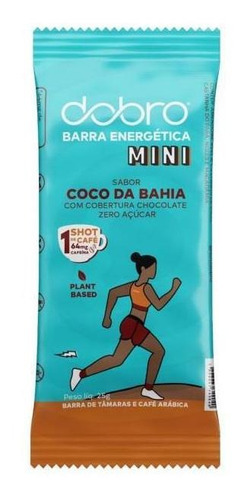 Kit 3x: Barra Energética Coco Com Chocolate Dobro 25g