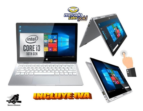 Laptop Portatil Hyundai Mini Core I3 10ma 4gb 64gb 11,6