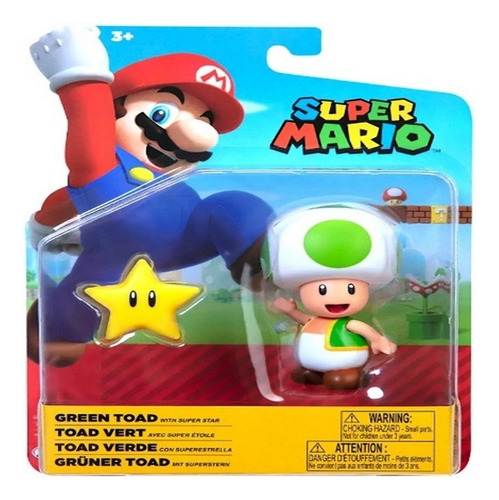 Figura Super Mario Bros 10 Cm Nintendo Original Tun 