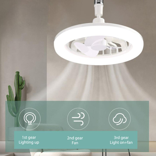 Yi Ventilador Moderno Con Ventilador De Lámpara De 3