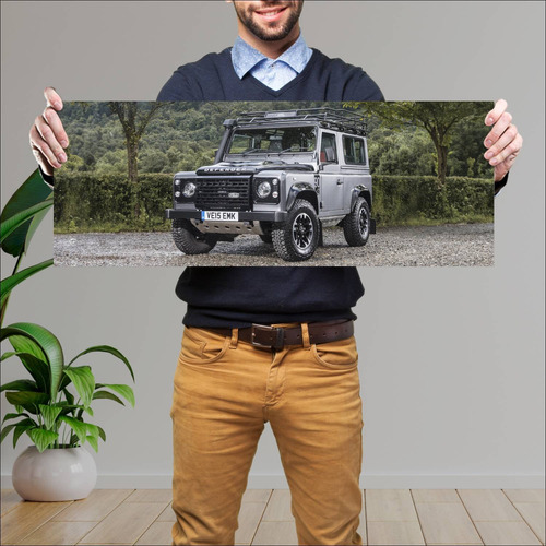 Cuadro 30x80cm Auto 2015 Land Rover Defender 90 252