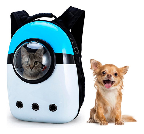 Mochila Transportadora De Viaje Para Gato Y Perro Portátil