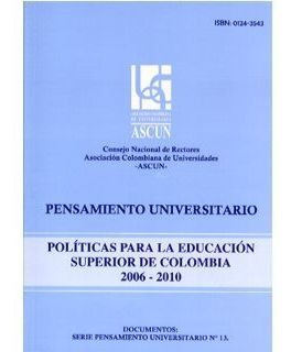 Políticas Para La Educación Superior De Colombia 2006  2010