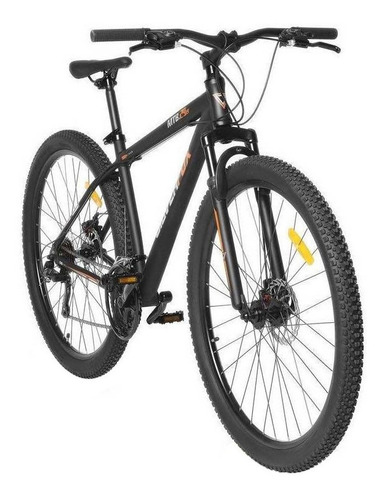 Imagen 2 de 6 de Bicicleta Silverfox FM18SI29AM211 2021 M frenos de disco mecánico cambios 3 Velocidades y 7 Velocidades color negro