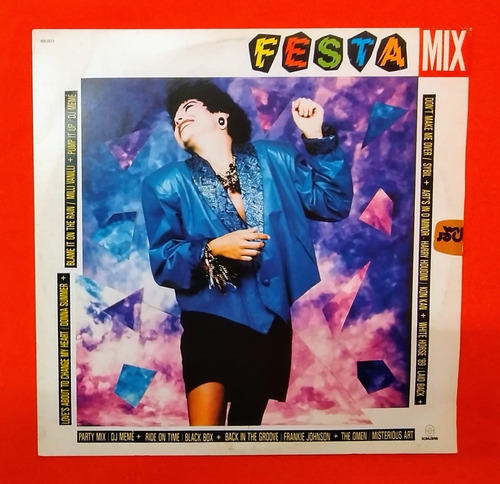 Lp Disco De Vinil Festa Mix