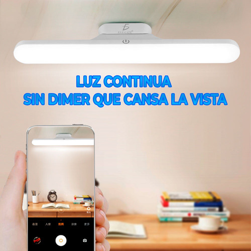 Lampara Recargable Con Base Magnética