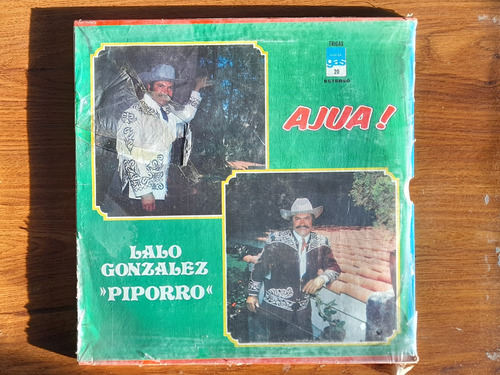 Lalo Gonzalez Piporro. Ajua!. Álbum Triple.  Disco Lp Gas