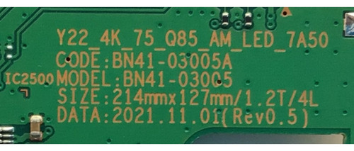 Led Driver Samsung Bn94-17426b Bn41-03005a Qn75qn85bafxza (Usado)