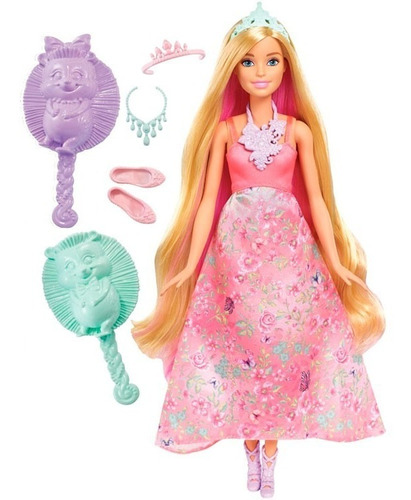 Barbie Dreamtopia Princesa Peinados Magicos Dwh42 Kinderland Oficial