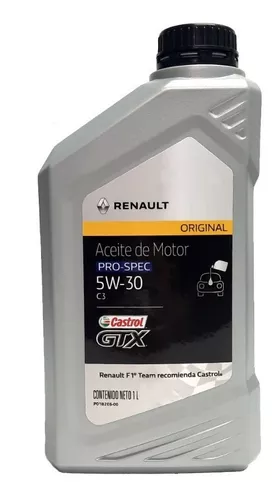 Aceite Lubricante Renault Castrol Pro Sintetico 5w30 X 1 Lt