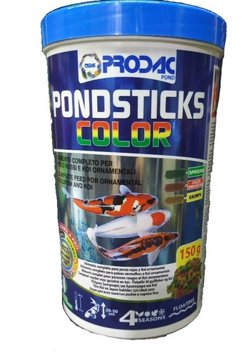 Alimento Prodac Pondsticks Color 150g