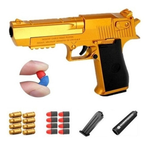 Pistola De Juguete De Bala Blanda Desert Eagle, Simulando Un