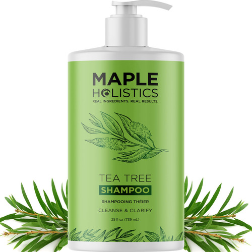 Shampoo Maple Holistics, Óleo De Melaleuca, 750 Ml, Sem Sulf